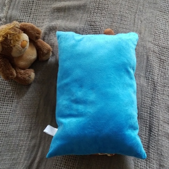 Fiesta Toy Blue Giraffe Pillow w Pocket 16 x 11 - Picture 6 of 6